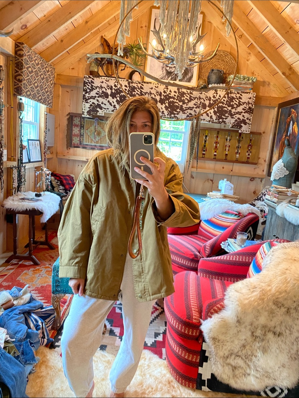 Mes Demoiselles Tan Label Jacket